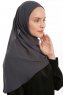 Eylem - Hijab Chiffon One Piece Antracite
