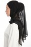 Sahar - Hijab Chiffon One Piece Nero