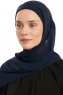 Sahar - Hijab Chiffon One Piece Blu Navy