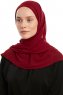Sahar - Hijab Chiffon One Piece Bordò