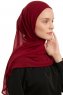 Sahar - Hijab Chiffon One Piece Bordò