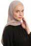 Sahar - Hijab Chiffon One Piece Taupe Chiaro
