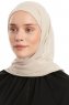Sahar - Hijab Chiffon One Piece Beige Chiaro