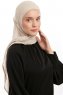 Sahar - Hijab Chiffon One Piece Beige Chiaro