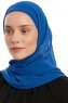 Sahar - Hijab Chiffon One Piece Blu