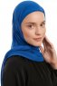 Sahar - Hijab Chiffon One Piece Blu