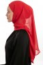 Sahar - Hijab Chiffon One Piece Lampone