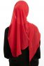 Sahar - Hijab Chiffon One Piece Lampone