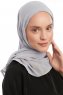 Sahar - Hijab Chiffon One Piece Grigio Chiaro