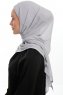 Sahar - Hijab Chiffon One Piece Grigio Chiaro