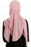 Sahar - Hijab Chiffon One Piece Rosa Scuro