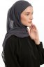 Sahar - Hijab Chiffon One Piece Antracite