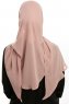 Sahar - Hijab Chiffon One Piece Salmone Chiaro