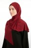Nermin - Sandy Scarfs Hijab Bordò