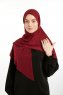 Nermin - Sandy Scarfs Hijab Bordò