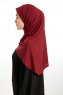 Nermin - Sandy Scarfs Hijab Bordò