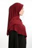 Nermin - Sandy Scarfs Hijab Bordò