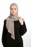 Nermin - Sandy Scarfs Hijab Taupe Scuro