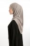 Nermin - Sandy Scarfs Hijab Taupe Scuro
