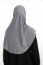 Nermin - Sandy Scarfs Hijab Grigio Scuro