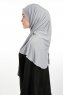 Nermin - Sandy Scarfs Hijab Grigio Chiaro