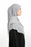 Nermin - Sandy Scarfs Hijab Grigio Chiaro