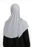 Nermin - Sandy Scarfs Hijab Grigio Chiaro