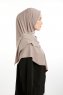Nermin - Sandy Scarfs Hijab Grigio Pietra