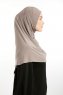 Ilay - Sandy Turban Hijab Taupe Scuro