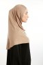 Feriha - Hijab Turban Viscosa Taupe Scuro