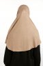 Feriha - Hijab Turban Viscosa Taupe Scuro