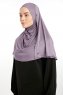 Feriha - Hijab Turban Viscosa Viola Scuro