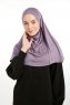 Feriha - Hijab Turban Viscosa Viola Scuro