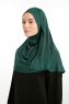 Feriha - Hijab Turban Viscosa Verde Scuro