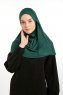 Feriha - Hijab Turban Viscosa Verde Scuro