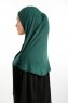 Feriha - Hijab Turban Viscosa Verde Scuro