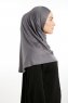 Feriha - Hijab Turban Viscosa Grigio Scuro