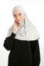 Feriha - Hijab Turban Viscosa Grigio Chiaro