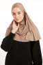 Feriha - Hijab Turban Viscosa Marrone Chiaro