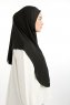 Bengi - Micro Krep Turban Hijab Nero