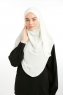 Bengi - Micro Krep Turban Hijab Creme