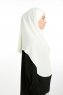 Bengi - Micro Krep Turban Hijab Creme