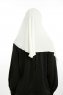 Bengi - Micro Krep Turban Hijab Creme