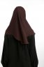 Bengi - Micro Krep Turban Hijab Marrone