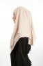 Bengi - Micro Krep Turban Hijab Taupe Chiaro