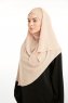 Bengi - Micro Krep Turban Hijab Beige