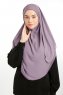 Bengi - Micro Krep Turban Hijab Lavender