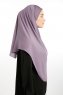Bengi - Micro Krep Turban Hijab Lavender