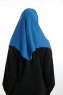 Bengi - Micro Krep Turban Hijab Indaco
