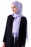 Demet - Hijab Pashmina Viola Chiaro
